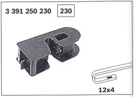 Щетка стеклоочистителя Bosch Twin грузовой N71